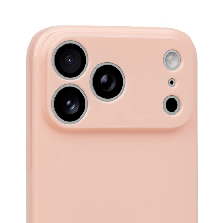 Husa OBAL:ME Glossy pentru Apple iPhone 18 Pro Max - Roz pudrat