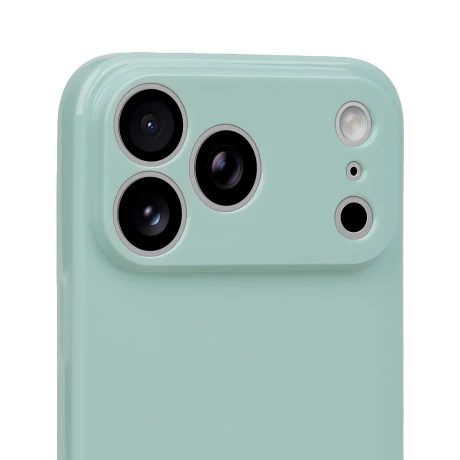 Husa OBAL:ME Glossy pentru Apple iPhone 18 Pro Max - Menta