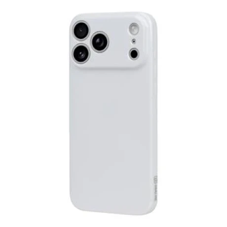 Husa OBAL:ME Glossy pentru Apple iPhone 18 Pro Max - Alb