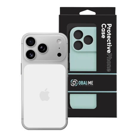 Husa OBAL:ME Glossy pentru Apple iPhone 18 Pro - Menta