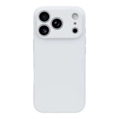 Husa OBAL:ME Glossy pentru Apple iPhone 18 Pro - Alb
