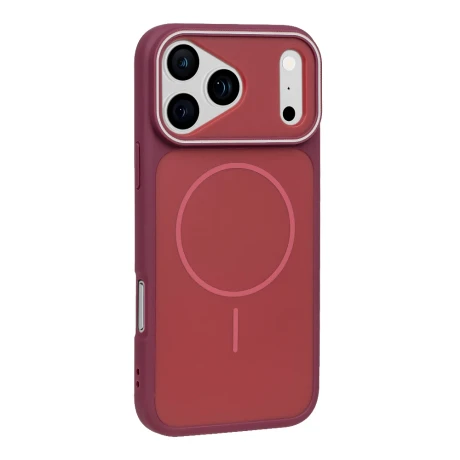 Husa OBAL:ME MagNetix Delta pentru Apple iPhone 18 Pro Max/17 Pro Max - Rosu visiniu