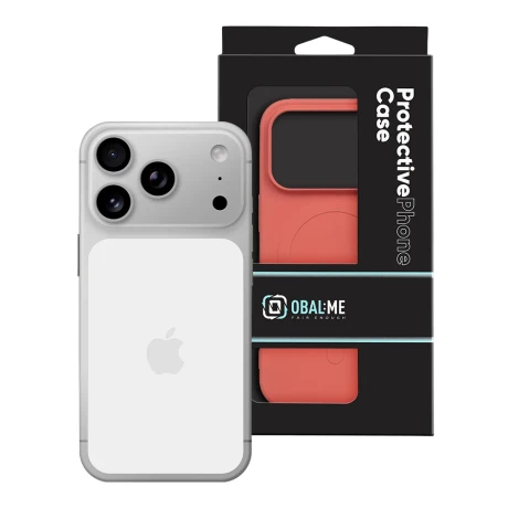 Husa OBAL:ME MagNetix Sculpt pentru Apple iPhone 18 Pro/17 Pro - Rosu caramiziu