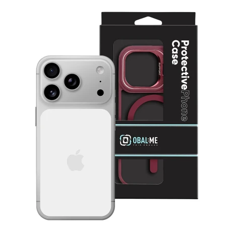 Husa OBAL:ME MagNetix Versa pentru Apple iPhone 18 Pro/17 Pro - Rosu visiniu