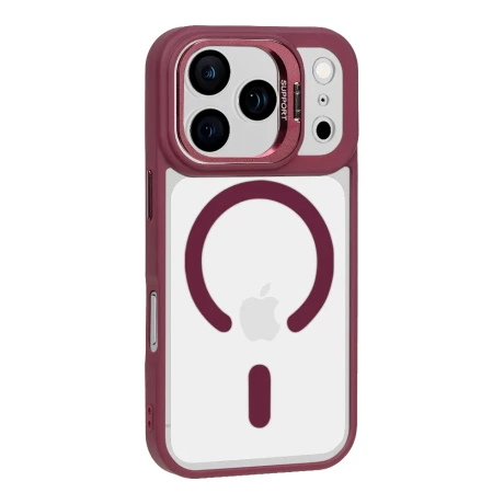 Husa OBAL:ME MagNetix Versa pentru Apple iPhone 18 Pro/17 Pro - Rosu visiniu