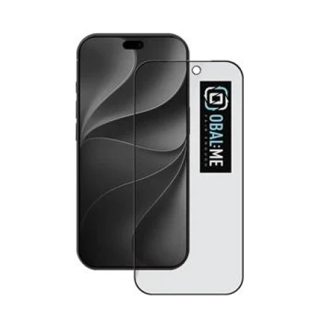 Folie sticla securizata OBAL:ME Privacy 5D pentru Apple iPhone 18 Pro - Negru