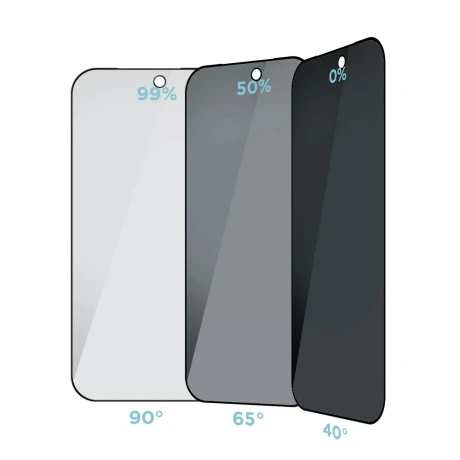 Folie sticla securizata OBAL:ME Privacy 5D pentru Apple iPhone 18 Pro - Negru