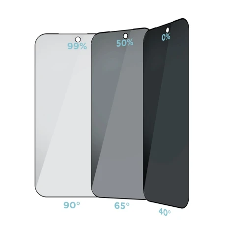 Folie sticla securizata OBAL:ME Privacy 5D pentru Apple iPhone 18 Pro Max - Negru