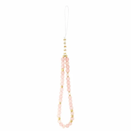 Guess IML Flowers Allover Strap MagSafe Zadni Kryt pro iPhone 18 Pro Max Pink
