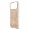 Guess IML Flowers Allover Strap MagSafe Zadni Kryt pro iPhone 18 Pro Max Pink