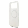 Guess IML Flowers Allover Strap MagSafe Zadni Kryt pro iPhone 18 Pro Max White