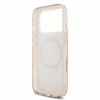 Guess IML Flowers Allover Strap MagSafe Zadni Kryt pro iPhone 18 Pro Pink