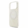 Guess IML Flowers Allover Strap MagSafe Zadni Kryt pro iPhone 18 Pro White