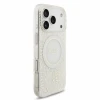 Guess IML Flowers Allover Strap MagSafe Zadni Kryt pro iPhone 18 Pro White