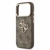 Guess PU 4G Metal Logo Strap Zadni Kryt pro iPhone 18 Pro Brown