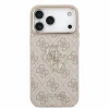 Guess PU 4G Metal Logo Strap Zadni Kryt pro iPhone 18 Pro Max Pink