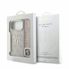 Guess PU 4G Metal Logo Strap Zadni Kryt pro iPhone 18 Pro Max Pink