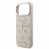 Guess PU 4G Metal Logo Strap Zadni Kryt pro iPhone 18 Pro Max Pink