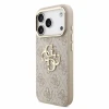 Guess PU 4G Metal Logo Strap Zadni Kryt pro iPhone 18 Pro Pink
