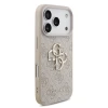Guess PU 4G Metal Logo Zadni Kryt pro iPhone 18 Pro Pink