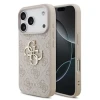 Guess PU 4G Metal Logo Zadni Kryt pro iPhone 18 Pro Pink