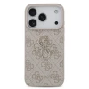 Guess PU 4G Metal Logo Zadni Kryt pro iPhone 18 Pro Pink