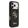 Guess PU Fixed Glitter 4G Metal Logo Zadni Kryt pro iPhone 18 Pro Black