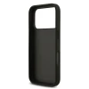 Guess PU Fixed Glitter 4G Metal Logo Zadni Kryt pro iPhone 18 Pro Black
