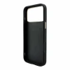 Guess PU Leather 4G Gold Frame Embossed MagSafe Zadni Kryt pro iPhone 18 Pro Black