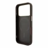Guess PU Leather 4G Gold Frame Embossed MagSafe Zadni Kryt pro iPhone 18 Pro Max Brown