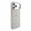 Guess PU Leather 4G Gold Frame Embossed MagSafe Zadni Kryt pro iPhone 18 Pro Max Pink