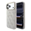Guess PU Leather 4G Gold Frame Embossed MagSafe Zadni Kryt pro iPhone 18 Pro Pink