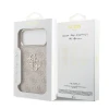 Guess PU Leather 4G Metal Logo Gold Frame Zadni Kryt pro iPhone 18 Pro Max Pink