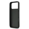 Karl Lagerfeld Fixed Glitter Metal Ikonik Zadni Kryt pro iPhone 17 Pro Max Black