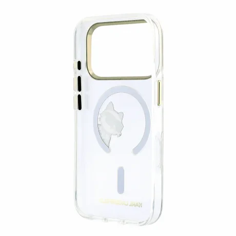 Karl Lagerfeld IML Choupette Peekaboo Magsafe Zadni Kryt pro iPhone 18 Pro Max Transparent