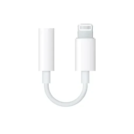 Adaptor Audio compatibil cu Apple Lightning MMX62ZM/A 3.5 mm White