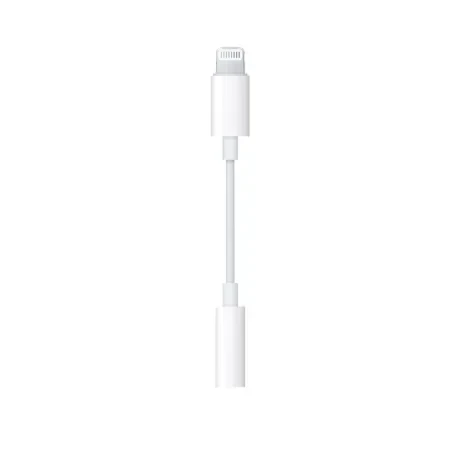 Adaptor Audio compatibil cu Apple Lightning MMX62ZM/A 3.5 mm White