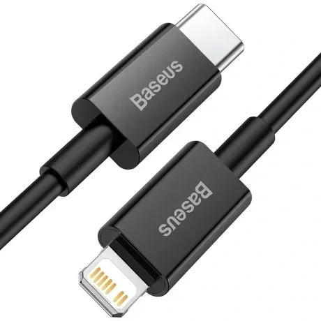 Cablu Alimentare si Date Baseus Superior Fast Charging USB Type-C la Lightning Iphone PD 20W 1m Negru