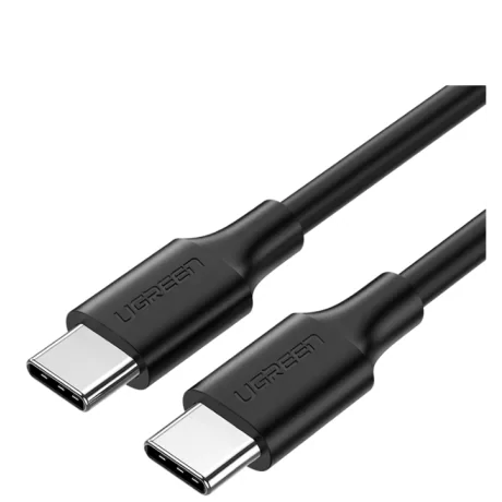 Cablu alimentare si date Ugreen US286 fast charging USB Type-C la USB Type-C 1.5m negru thumb