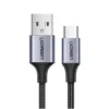 Cablu alimentare si date Ugreen US288 fast charging USB la USB Type-C 3m gri