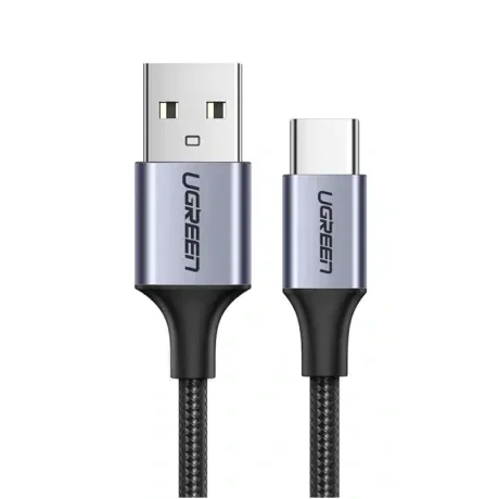 Cablu alimentare si date Ugreen US288 fast charging USB la USB Type-C 3m gri