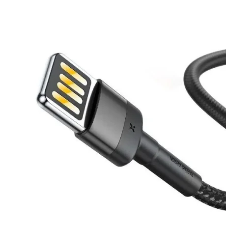 Cablu Date Lightning Baseus Cafule Special Edition  2.4A 1m Negru thumb