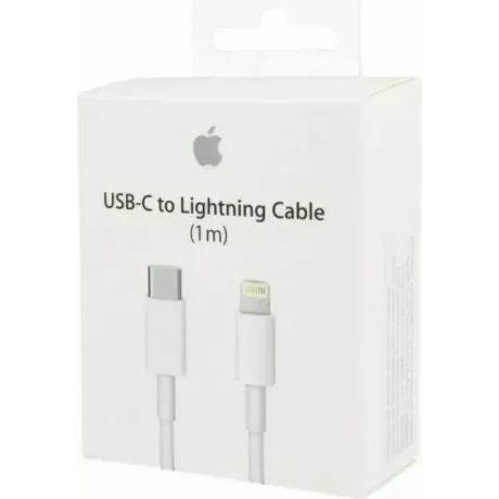 Cablu Date Type-c to Lightning compatibil cu Apple MQGJ2ZM/A 1m Alb thumb