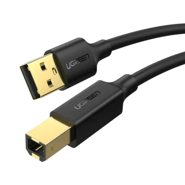 Cablu de Imprimanta Ugreen Usb 2.0 AM to BM 1.5m Negru