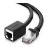 Cablu retea UTP prelungitor Ugreen NW112 Cat6 RJ-45 (T) la RJ-45 (M) 2m negru