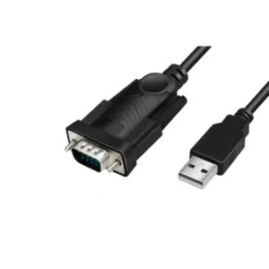 CABLU USB LOGILINK adaptor, USB 2.0 (T) la Serial DB9M (9-pin)(RS232)(T), 1.5m, negru, &quot;AU0048A&quot;