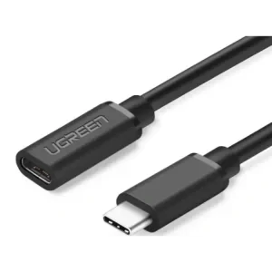 Cablu USB Type-C Ugreen US353 prelungitor USB Type-C (T) la USB Type-C (M) 1m negru