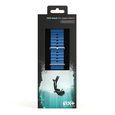 Curea Ceas H2O Next One pentru Apple Watch 42/44/45/49 mm AW-4549-H2O-BLU Albastru