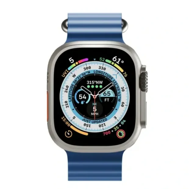 Curea Ceas H2O Next One pentru Apple Watch 42/44/45/49 mm AW-4549-H2O-BLU Albastru