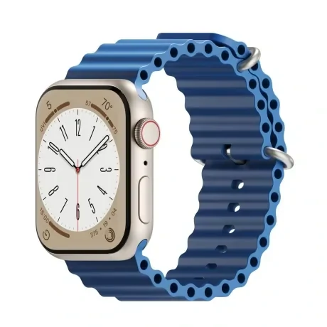Curea Ceas H2O Next One pentru Apple Watch 42/44/45/49 mm AW-4549-H2O-BLU Albastru